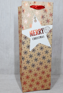 Пакет подарочный новогодний 8389(35х12х10 см)