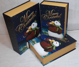 Подарочная коробка-книга 8825( комплект 3 шт )