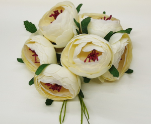 Цветы для декора  (6 шт, 4-5см)