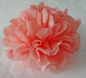 Розовый помпон - 30 см