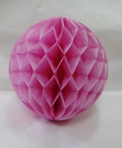 Шар декоративный , соты , сиреневый , диаметр 25 см.