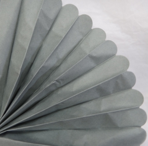 Серый помпон -30 см ( 7554)