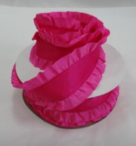 Лента декоративная с рюшами (высота 4 см , 5 ярд )