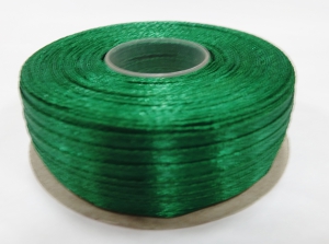 Лента атласная 3 мм ( 91метр )цв  темнозеленый № 76\127