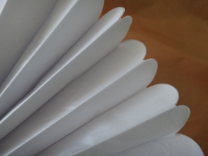  Белый помпон 20 см