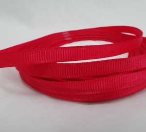 Лента репсовая 0,6 см ( 18 м )цв.яркомалиновый