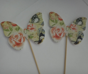 Мини декор на палочке (бабочка ) .