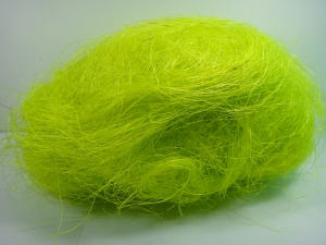 Сизаль натуральная ( 80 грамм ) .Цвет салатовый .