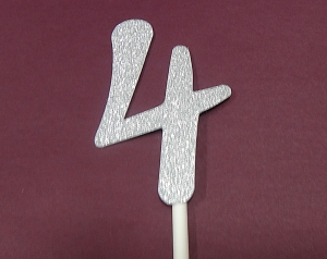 Цифра на палочке  (1 штук-7х3 см )