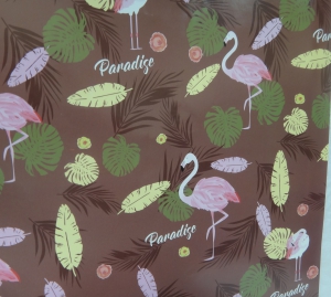 Бумага для упаковки подарков  (5 листов 74х52 см ).