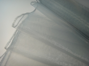 Органза (45 см , длина 10 ярд )Цвет серый.