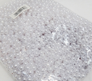 Жемчуг   (белый 0.6 мм)  125 грамм. 