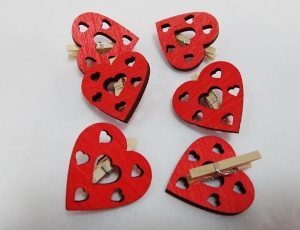 Декор деревянный  на прищепке