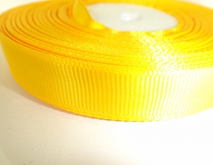 Лента репсовая 1,2 см ( 23м ) цв. желтый