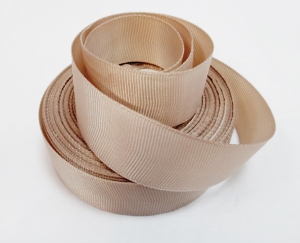 Лента репсовая 2,5 см ( 23 м ) св персик