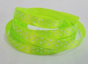 Лента атласная в горошек , (1 см ,25 ярд ) №51