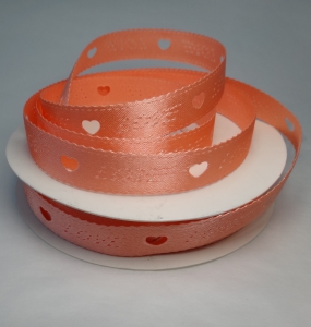 Лента атласная с перфорацией и ажурным краем , (1,2 см , 23 метра)