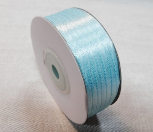 Лента атласная 3 мм ( 91метр )цв. голубой светлый №103