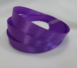 Лента атласная 12мм цвет 46 фиалковый .