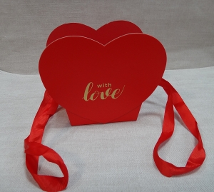 Коробка для цветов 7503  (1 шт , диаметр 18х16х8 см)