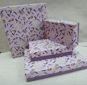  Коробка подарочная 0050( комплект 4 шт )