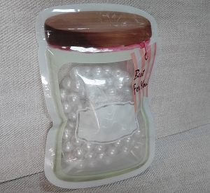 Пакет- банка на зиппере  (16х10см , 1 шт ) .