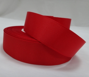 Лента репсовая 2,5 см ( 23 м ) цв. красный