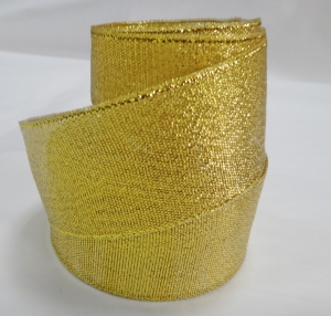 Ленгта парча 4 см, в  рулоне 23 м. (Золото).