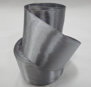 Лента атласная 50 мм (цв 180 , серый  , 23 метра )