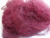 Сизаль натуральная ( 80 грамм ) .Цвет вишневый .