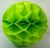Шар декоративный , соты , салатовый , диаметр 20 см.